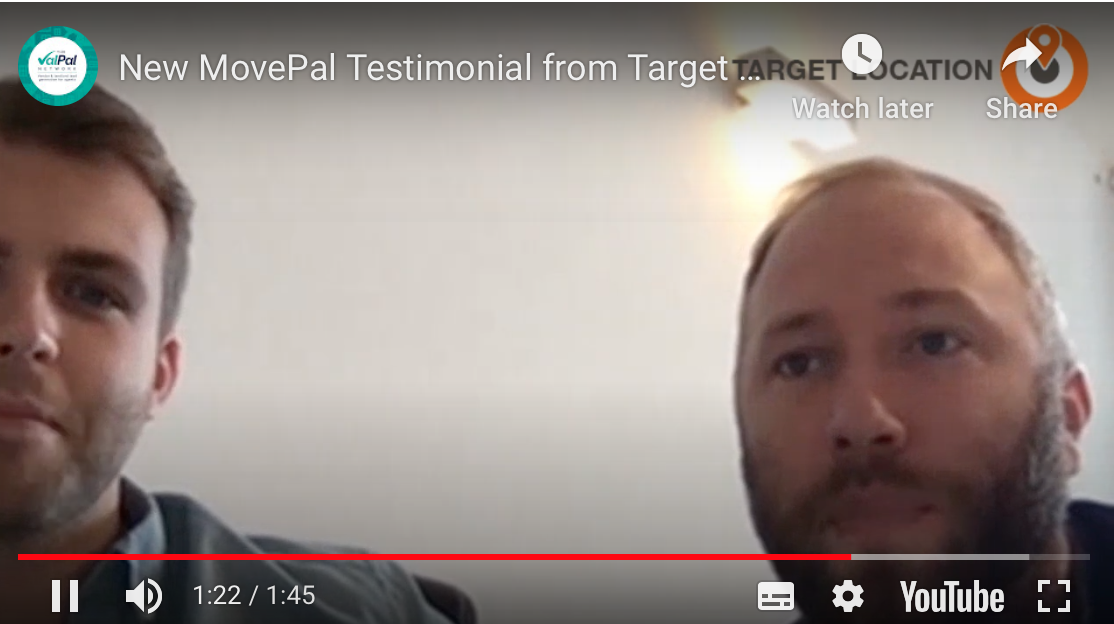 MovePal Testimonial from Target Location