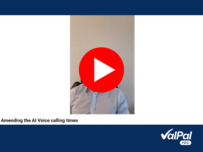Amending the AI Voice calling times
